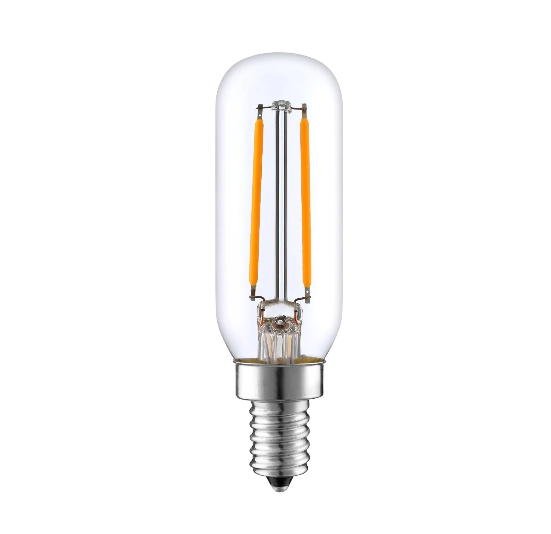 T-Series Vintage LED Filament Tube Bulb - 180–265V 2W E14 3000K